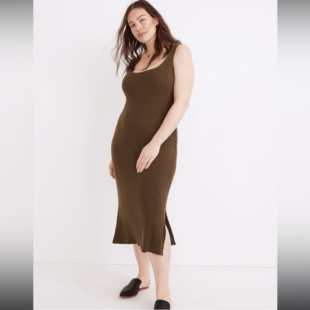 Madewell Brodale Sweater Tank Dress
